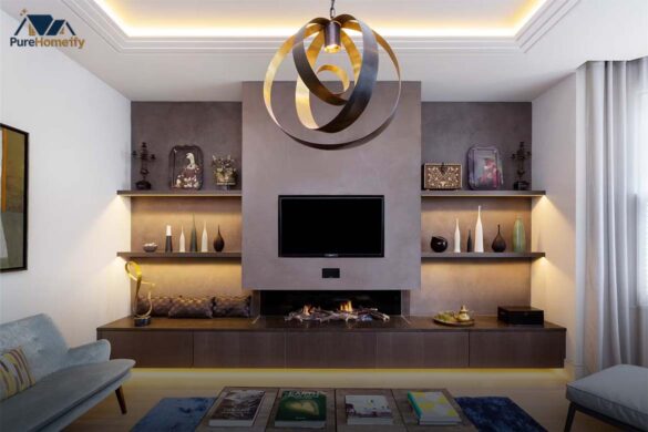 Media Wall Fireplace