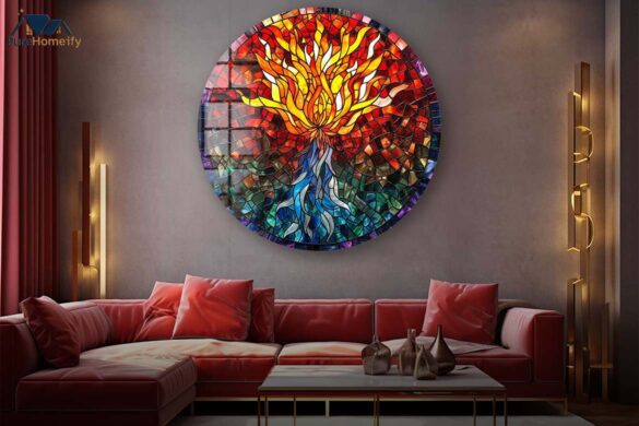 Modern Glass Wall Art