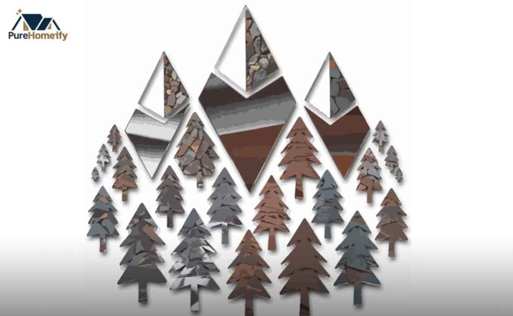 Best Metal Pine Tree Wall Art