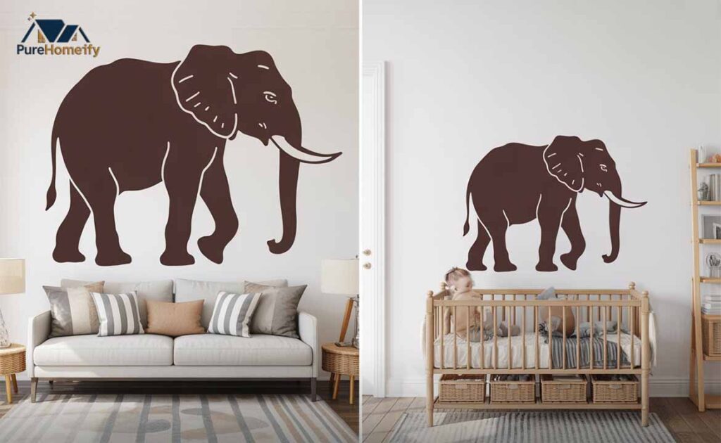 Choosing the Right Elephant Wall Art Stickers for Your Home