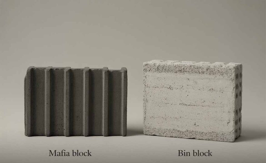 Comparing Mafia Blocks vs Bin Blocks