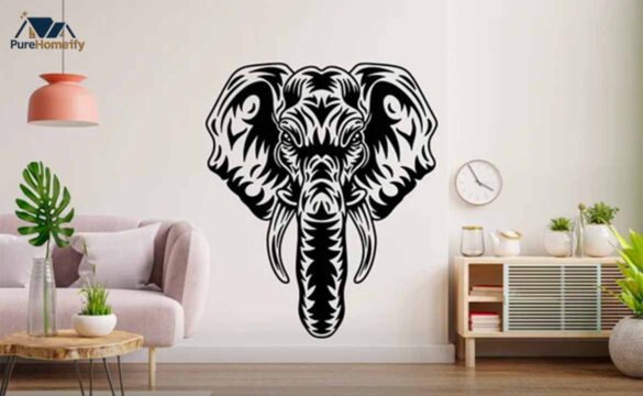 Elephant Wall Art Stickers