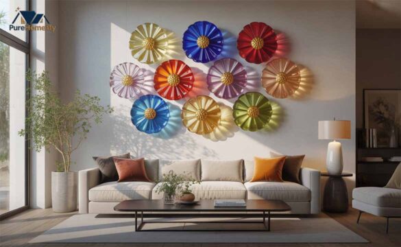 Floral Glass Wall Art