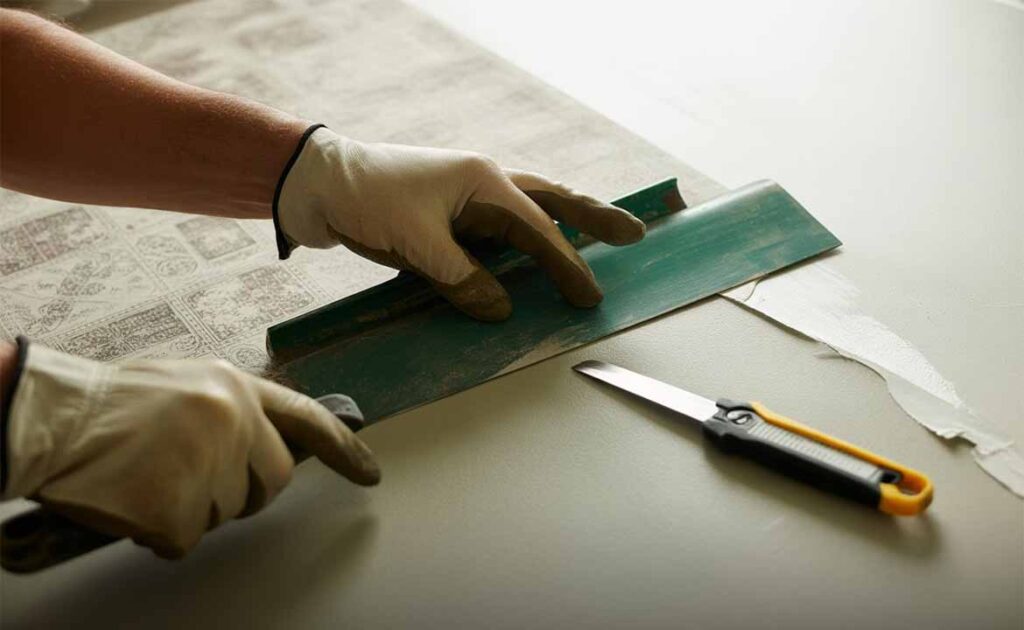 How to Apply Wallpaper on Textured Walls