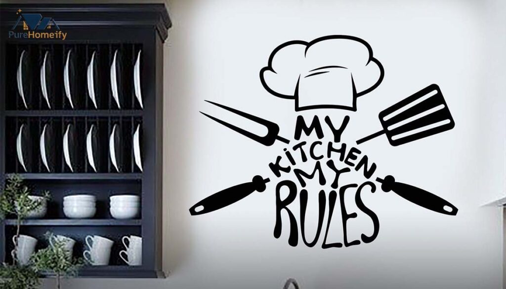 Kitchen Wall Sticker Maintenance Tips