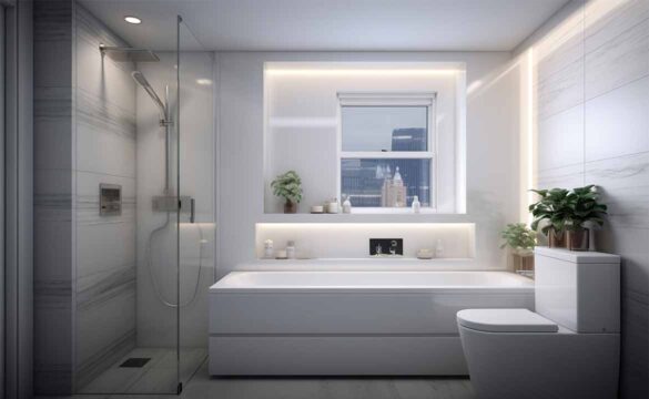 Knee Wall Bathroom
