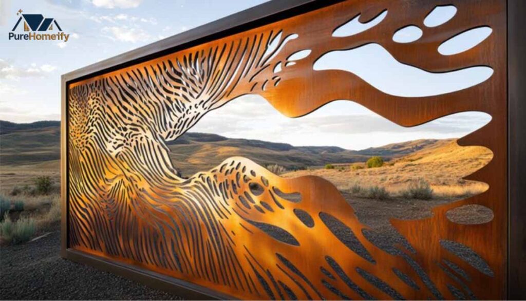 Large Southwest Metal Wall Art Outdoors