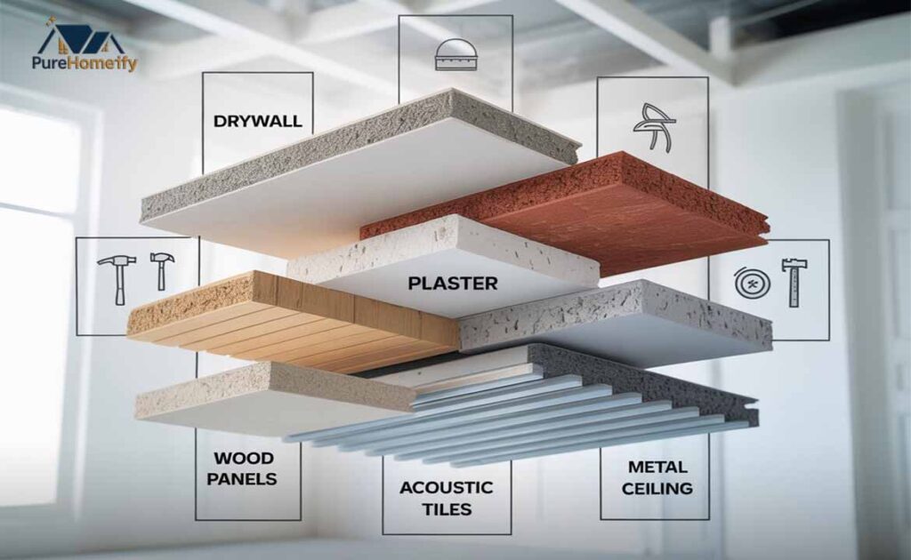 What Are Stucco Ceilings Made Of?