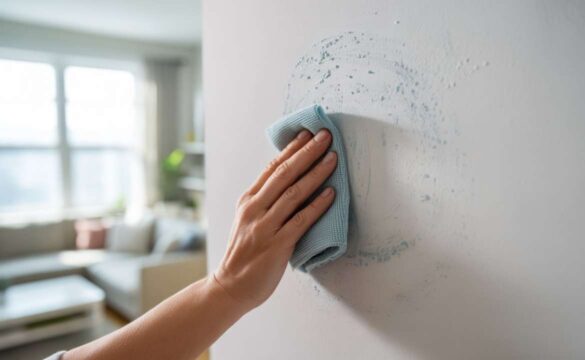 How to Get Blu Tack Marks Off Walls