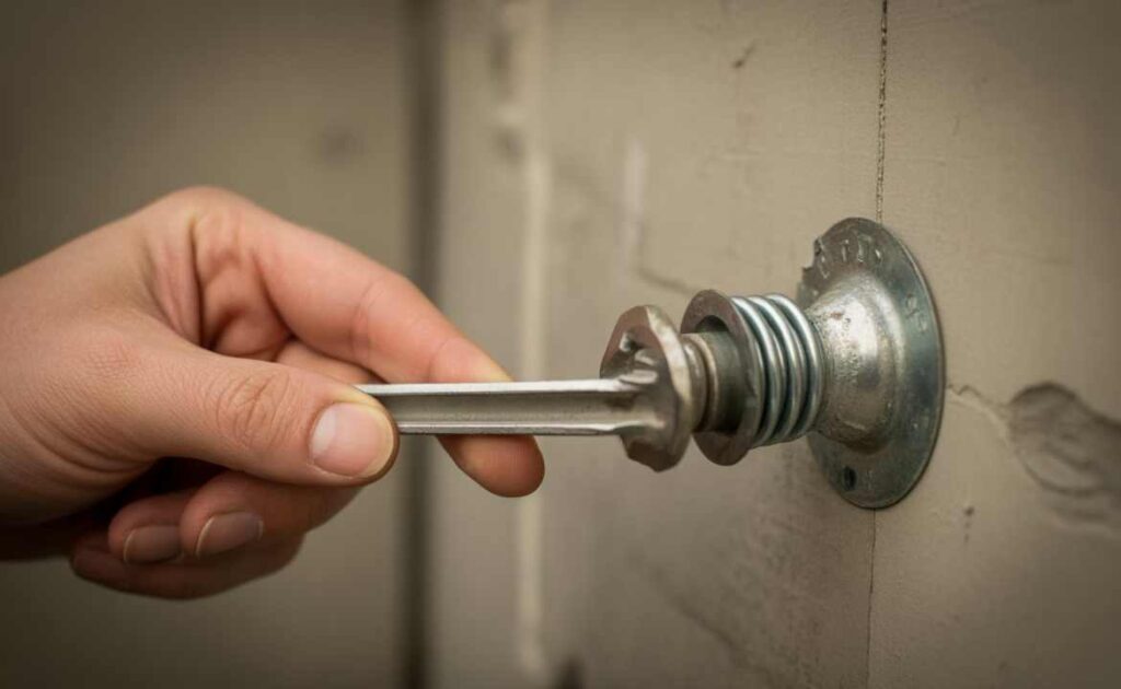 Metal Anchor Is Spinning and Not Coming Out